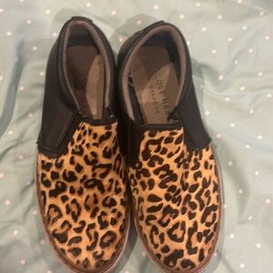 Cole Haan Leopard Black Slip On Sneakers
